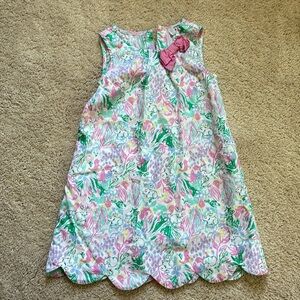 Girls crown & ivy 4t Easter scalloped bottom dress